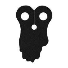 Custom Umhang für Minifigur, zerfetzt, schwarz