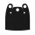 Custom Umhang für Minifigur, Schulterbedeckend, schwarz