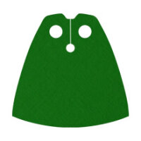 Custom Standard-Umhang für Minifigur, grün