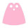 Custom Standard-Umhang für Minifigur, rosa
