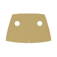 Custom Trenchcoat kurz für Minifigur, sand
