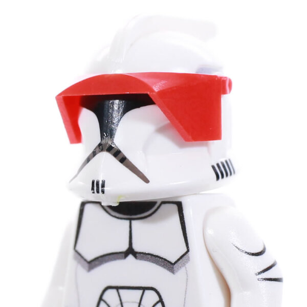 Custom Sun Visor P1, Commando, rot