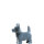 LEGO Hund Terrier, dunkelgrau