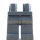 LEGO Beine plain, metallic silber