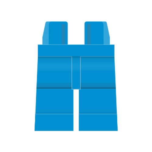 LEGO Beine plain, dark azure
