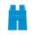 LEGO Beine plain, azurblau