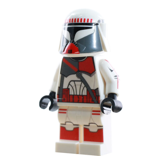 Custom Minifigur - Clone Trooper Heavy Phase 1, Shock