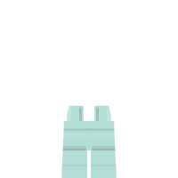 LEGO Beine plain, helltürkis