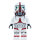 Custom Minifigur - Stormtrooper P3, dunkelrot