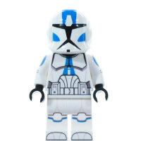 Custom Minifigur - Clone Trooper Chatter, Com Hemet