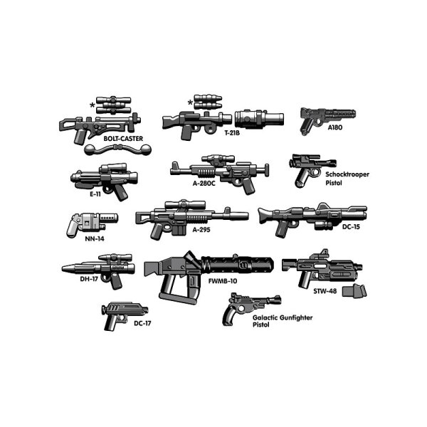 SW Blaster Pack Revolution, 14 Waffen