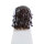 Haare, lang, wellig, dunkelbraun