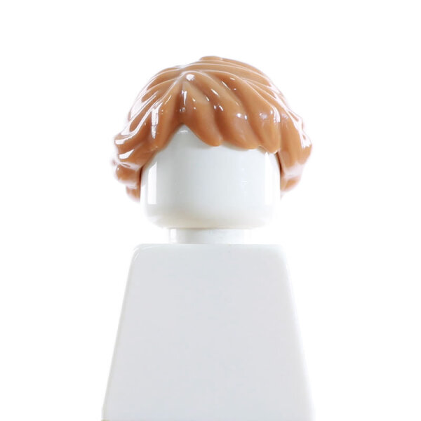 Haare, weiblich, lang, mit Zopf, kupferblond