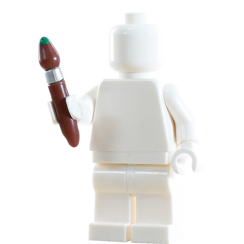 2550 EK Lego Figur Zubehör Werkzeugkiste Rot mit Dekor 