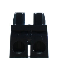 LEGO Beine plain, medium, schwarz