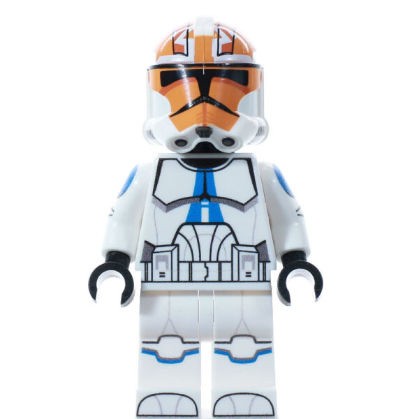Custom Minifigur - Clone Trooper 332nd, Vaughn, realistic Helmet